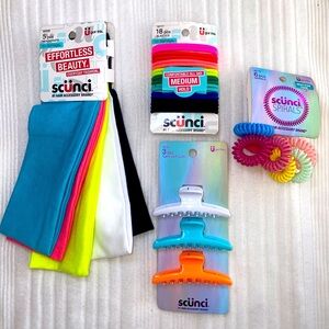 NEW SCUNCI Assorted Hair Accessories & Clips